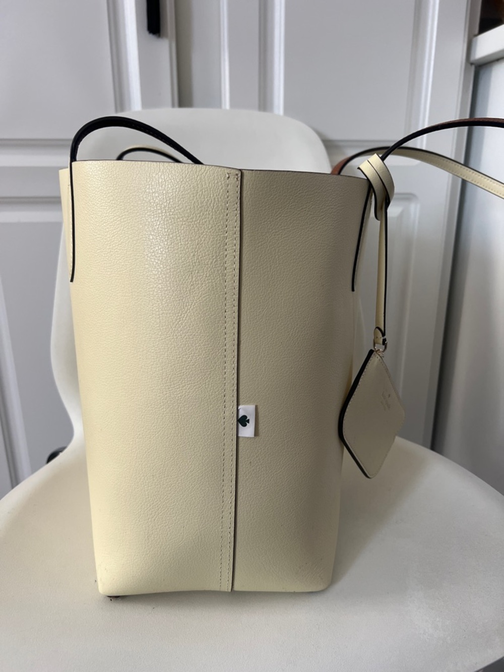 kate spade butter yellow Leather Tote - Picture 5 of 5